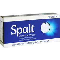 Eine Packung Spalt Schmerztabletten gegen leichte bis mäßig starke Schmerzen.