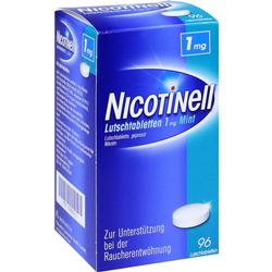 Eine Packung Nicotinell Lutschtabletten zur Rauchentwöhnung.