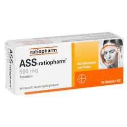 ASS RATIOPHARM 500MG